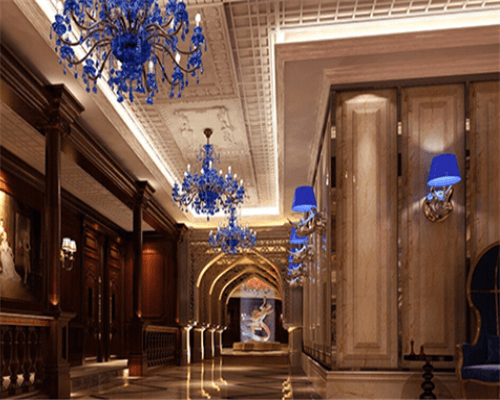 高端夜总会KTV的营业区